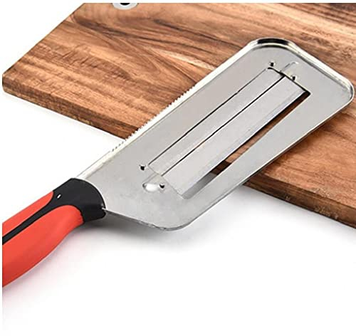 Haowul Küchenmesser Doppel 2 Scheibe Klinge Schneiden Messer Küche Fischwaage Reiniger Messer Kohl Gurke Zwiebel Slicer Peeler Gemüse Slicer