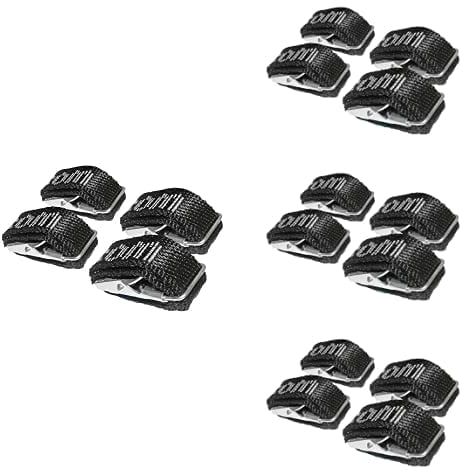 EUFAB 12011 Textilspanngurte, Spanngurte, für Fahrradträger, 4 Stück, 4er Packung
