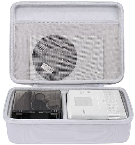 co2CREA Duro Viajar Caja Estuche Funda para Canon Selphy CP1300 / CP1500 / CP1200 Impresora fotográfica inalámbrica(Funda Solo)