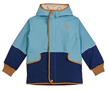 Finkid Kinder Moska Mukka Jacke, Smoke Blue-Cinnamon, EU 110-120