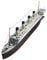 Fascinations PS2004 Metal Earth Metallbausätze - Passagierschiff Dampfer RMS Titanic, lasergeschnittener 3D-Konstruktionsbausatz, 3D Metall Puzzle, DIY Modellbausatz mit 3 Metallplatinen, ab 14 Jahre