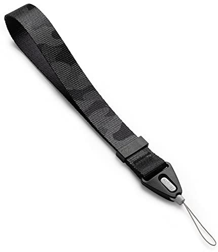 Ringke Hand Strap Universale Handschlaufe Trageschlaufe Kompatibel mit Meisten Handyhülle, Schlüssel, Kamera und Mehr - Camo Black