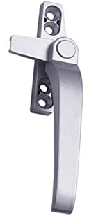 Replacement Window Handles, Right/Left Window Handle, Aluminium Alloy Push Out Window Handle, Window Handle Lever Housing Locking Handle (Right, Silver Grey)