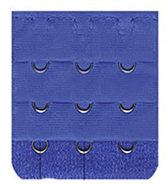 Yurosiay 8 pezzi di prolunga per reggiseno da donna, 3 ganci colorati, larghi, morbidi e confortevoli, per reggiseno estensore a 3 ganci, 3 file di reggiseno per donne e ragazze, 4,5 × 5 cm, blu reale