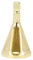 Herramienta de Biselado Externo de Desbarbado, Herramientas de Reparación de Brocas para Quitar Rebabas de Acero(Hex Shank - Gold)