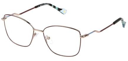 Yalea VYA119 0E59 Oro Rosso Lucido C/Parti Colorate Eyewear Woman Metal, Square, 54
