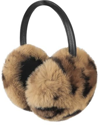 IBLUELOVER Cache-oreilles Femmes Filles Cache Oreille en Peluche Fourreau d'oreille Hiver Chaud Léger Pliables Oreille Manchons Protection Oreille Accessoire d'hiver Moto Vélo Ski Voyage Running Noël