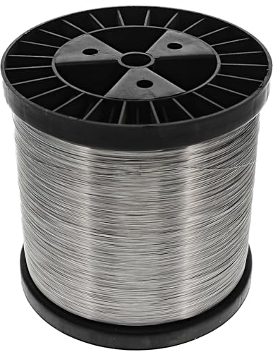 Edelstahldraht Wabendraht zum Drahten von Bienenrahmen 2,5kg Durchmesser 0,4mm