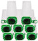 Bumdenuu Lot de 8 sacs d'aspirateur pour Vorwerk Folletto VB100 VB 100 FP100 100 sacs de rechange pour aspirateur sans fil
