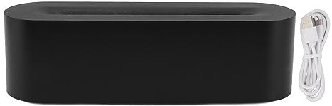 Buachois Aroma Diffuser Air Humidifier, 7 Flame Colors Noiseless Essential Oil Diffuser, 1H 3H 5H Timing Air Flame Aromatherapy Diffuser Night Light(Black)