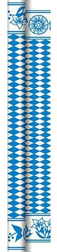 6 Oktoberfest Dunicel®-Tischdeckenrollen 1,18 x 10 m Bayernraute