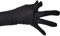 SHOOYIO Muslimische arabische schwarze Handschuhe für Frauen, sonnenfeste Armbedeckung, Stickerei, lange Armärmel, Vollfinger, arabische Hijab-Handschuhe