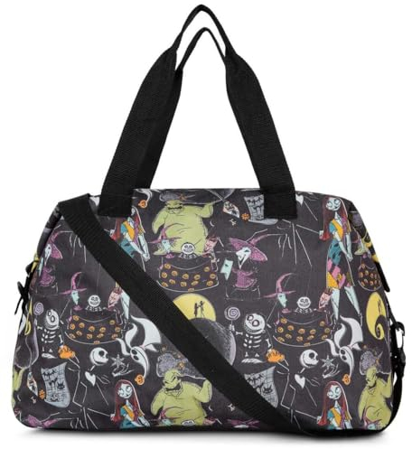 Disney Tragetasche mit Mickey Mouse Friends-Aufdruck fr Wochenendreisen, Schwarz, Einheitsgröße