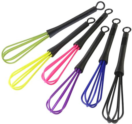 Amosfun Agitador De De Plástico Batidor De Huevos De Salón Mezclador Agitadora De Batidor