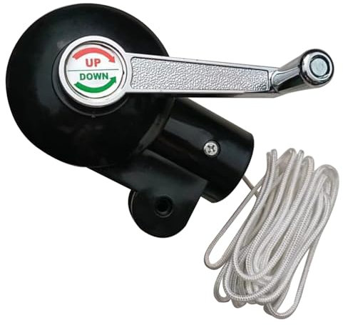 Muzrunq Reemplazo de la manivela del Paraguas 360 ° Manual de rotación Patio Manejo de la manivela del parapos sombrilla de Columna Central, sombrilla Romana, Juego Completo de agitadores de Mano.