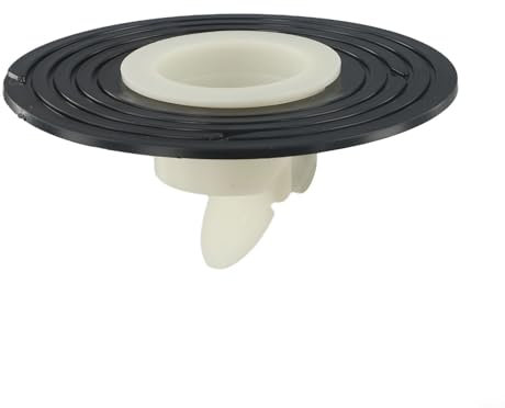 Floor Drain Sink Strainer with Effective Backflow Prevention for a Cleaner Bathroom Experience (Black-plastic core)