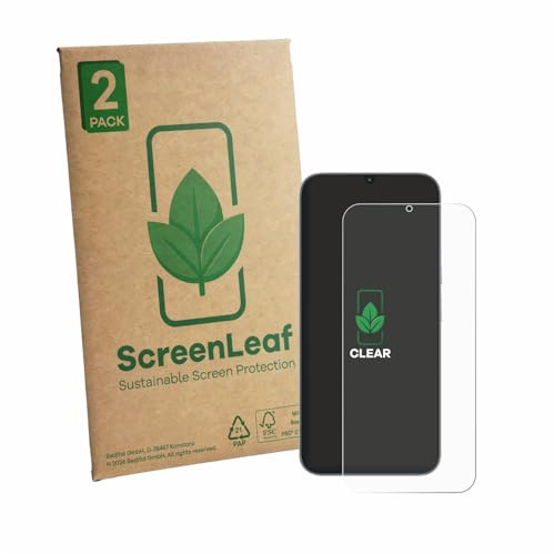 ScreenLeaf 2 Stück Schutzfolie für realme Narzo 100 Lite 5G [nachhaltiger Displayschutz, Folie, transparent, kratzfest]