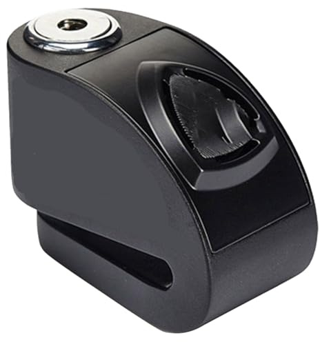 Candado Moto Cadena Candado de Disco con Alarma, candado Freno Sonido 120 DB, Pasador 6 mm candado para Manillar
