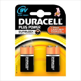 Duracell Plus 9V Pack 2