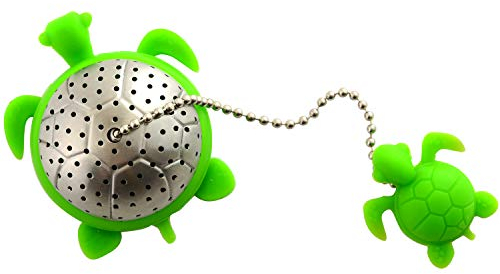 Norpro NOR-5647 S/S Turtle Tee-Ei, Grün, 5,1 x 5,1 x 3,2 cm