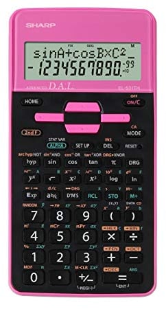 Sharp EL-531XG Pink - Fehlgravur