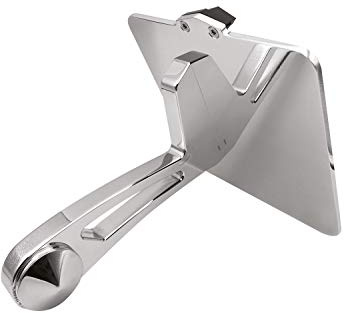 Delta Parts Kennzeichenhalter Storm passend für Softail 2008–2017 | Seitlicher Nummernschildhalter mit LED-Beleuchtung und Teilegutachten, passend für Harley-Davidson Softail 2008–2017.