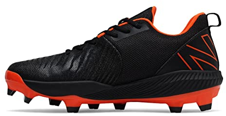 New Balance FuelCell 4040 V6 Metall-Baseballschuh für Herren, Schwarz/Orange, 47.5 EU