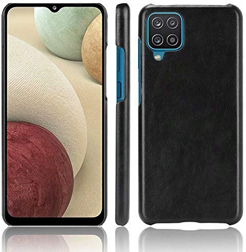 FTRONGRT Estuche para Realme C11 2021 Funda, PC + Carcasa Protectora Envuelta en Cuero, Anti-caída, Adecuada para Funda Protectora de teléfono móvil Realme C11 2021.Negro