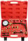 JoyFans Fuel Pressure Test Kit, TU-114 Fuel Injector Pump Pressure Tester Automotive Tool with Gauge Adapter for Schrader Test Port Fuel Injection System on Car Motorcycle Red Case