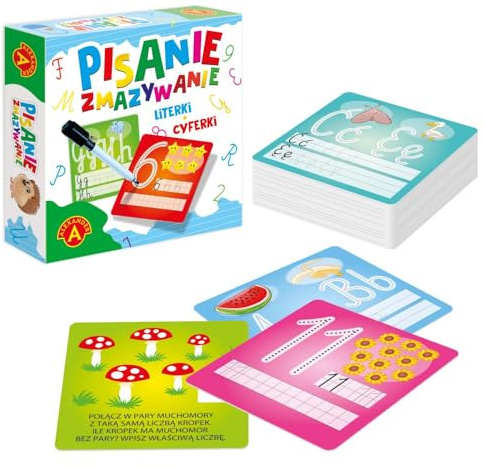 Pisanie, zmazywanie, literki, cyferki [GRA]