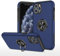 SORAKA Case for iPhone 11 Pro with Invisible Ring Holder and Metal Plate for Magnetic Car Mount,Rigid PC Cover Soft TPU bumper Military Grade Rugged Case Shockproof Protective Case Blue