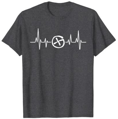 Geocaching Herzschlag Ekg Pulse I Geocacher I Geocache T-Shirt