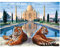 DCIDBEI Pintura de Diamante Cuadrados 50x40 cm Puzzle Diamantes Taj Mahal Pintura por Números Paisajes Adultos Cristal Cuadros de Pegatinas Punto de Cruz Diamante Painting de Tigre Animales