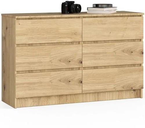 3E 3xE living.com Kommode, in Artisan Eiche (B: 120 / H: 77 / T: 40) viele Farben und Großen