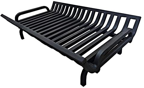 Stahlgitter Fußgitter 50x40 cm für den Kamin, Gitterhöhe 15 cm