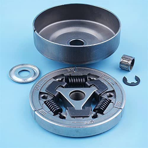 IWBR 3/8quot;-7T Kit de roulement de Tambour d'embrayage à pignon Droit for Stihl MS391 MS311 MS 391 311 Rondelle de tronçonneuse E-Clip Pièces de Rechange de Rechange