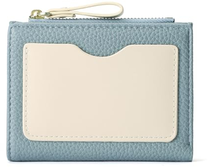 GAEKEAO Geldbörse Damen, Kleider Portemonnaie Dame mit RFID Blocker, PU Leder kleine geldbörse Damen, Mini Geldbeutel, Geschenke für Frauen Portmonee Slim Wallet