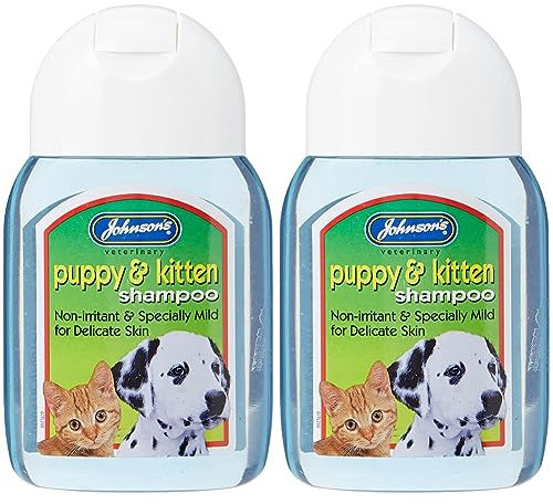 Johnsons Puppy/Kitten Shampoo 125 ml (Pack of 2)