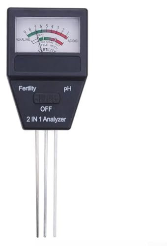 Soil Quality Meter, NPK Fertilizer Meter and pH Tester, Keep Your Plants Thriving and Blooming, Probe Length 8 5cm