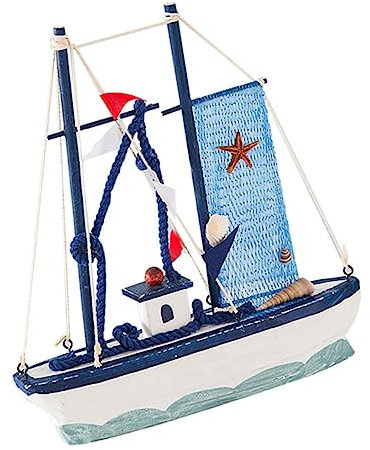 Cabilock Decorazione Per Barca Decorazione in Legno Per Barca A Vela Stile Costiero Artigianato Mediterraneo