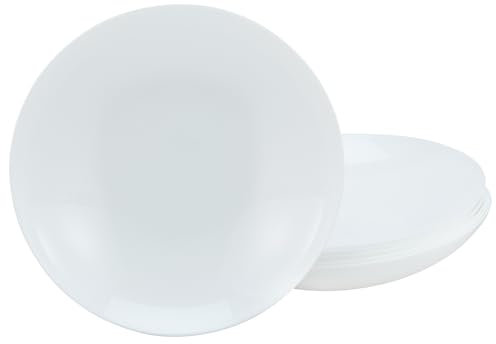 Creatable, 19196, Serie Italien Party, 6-teiliges Geschirrset für 6 Personen, Multifunktionsteller aus Opalglas, spülmaschinen- und mikrowellengeeignet, Made in Europe