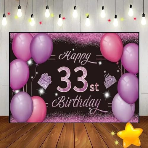 Alles Gute zum 31.32.3333.34.35. Geburtstag Spiel Smash Cake Hintergrundfotografie Künstlerische Greenscreen-Rote-Hintergrund-Foto