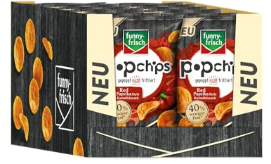 funny-frisch Popchips Red Paprika Style, 12er Pack (12 x 80g)
