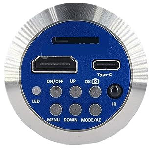 USB Microscope 48MP 4K 1080P Industrial Video Microscope Camera 1X-130X Zoom C Mount Lens Overhead Tripod Stand for Phone Repair Soldering with Stable Performance(48MP 4K Camera)