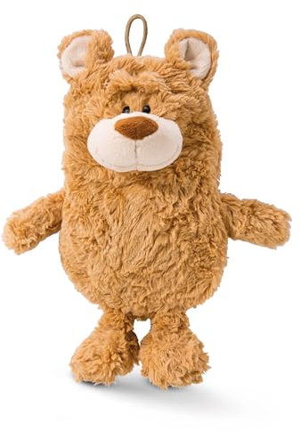 NICI Wärmflasche Bär 350ml 34cm braun - 2 in 1 - Weiches Kuscheltier & Wärmflasche für Mädchen & Jungen - Plüschtier Bettflasche ab 10 Monate