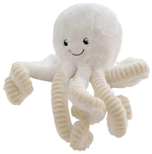 Gustaw Grand Ours en Peluche XXL - Pieuvre Géante, Nounours, Teddy Bear Ourson - Idéal comme Cadeau (Blanc, 40cm)