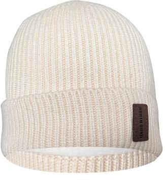 North Bund Winter Beanie Mütze Herren Damen Strickmütze Unisex Dickes Warmfutter Wintermütze Dehnbarer weicher Innerline Hut Beige