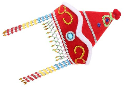 KICHOUSE Chapeau De Fête Garçon Fille Style Chinois Rétro Accessoire De Carnaval Pour Photos Cosplay