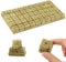 50 Piezas Cubos de Lana de Roca, Cubos de Cultivo 2,5 X 2,5 X 2,5 cm, Lana de Roca de Cultivo, Cubos de Cultivo Hidropónicos Bloque, Bloques de Cultivo de Lana de Roca, para Propagación, Semillero