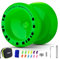 MAGICYOYO K3 Aurora-P Leuchtend Grün, JoJo mit Leerlauf und Kugellager, Profi Jo Jo für Kinder und Erwachsene, Trick Jo-jo mit Responsive & Unresponsive, Magic Yoyo mit 12 Seilen, Zubehörset